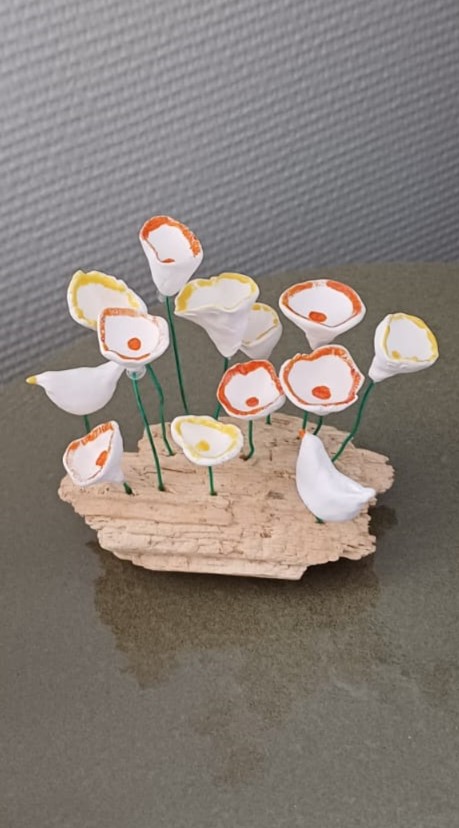 Prairie en porcelaine